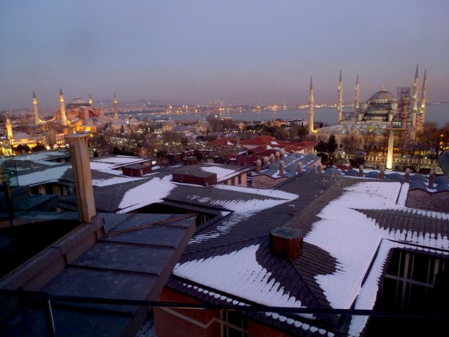 View from atop Fine Dine Istanbul